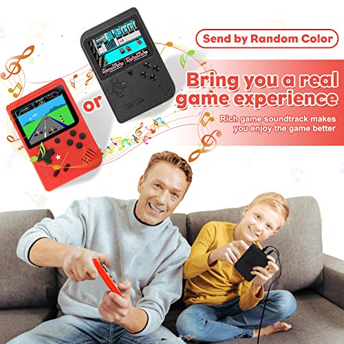 Fivejoy-Negro-o-Rojo-Consola-de-Juegos-Portatil-Consola-Retro-Juegos-Clasicos-Juegos-Electronicos-Portatiles-Soporte-TV-Juegos-Portatiles-y-Dos-Jugadores