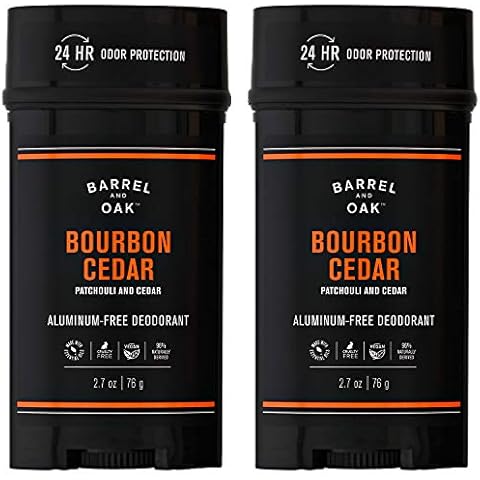 OLIVINA MEN Cedarwood Bourbon Deodorant, 2.7 oz, 2-Pack Cover