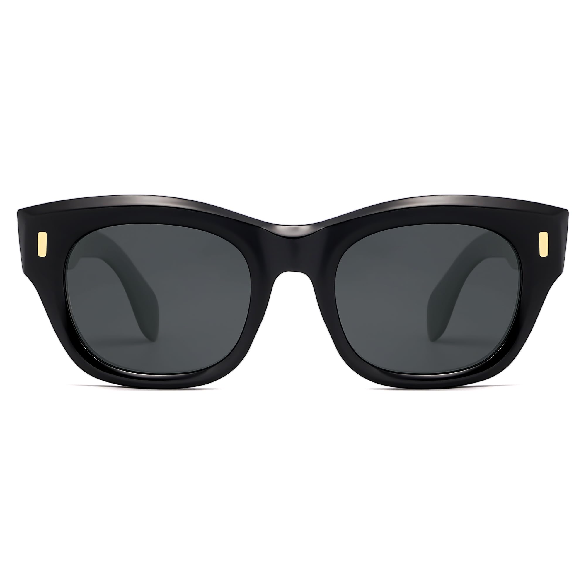 Appassal Classic Retro Polarized Sunglasses Womens Mens Vintage Square Thick Frame Sunnies AP3711