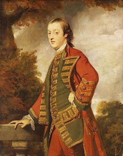 Impression d'art mural Joshua Reynolds, portrait d'époque de prestige pour salon et chambre