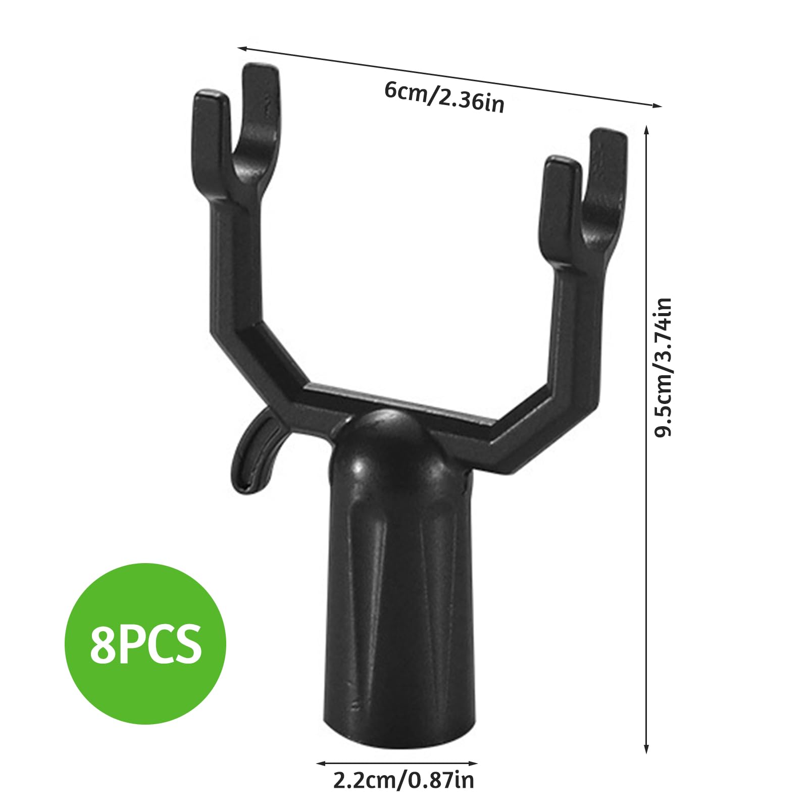 LPEPLL Tree Support Kit, 8Pcs Metal Fruit Tree Branch Support Device, Tree Brace, Garden Stakes, Plant Crutch, Branches Fixing Tool for Plant Growth Support - Image 2