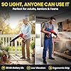Bullseye Blower – Cordless Leaf Blower, Handheld Turbo Jet with 2 Batteries, 20V 350W Electric Air Power for Patio, Garage Cleaning and Car Drying – As Seen on TV #3