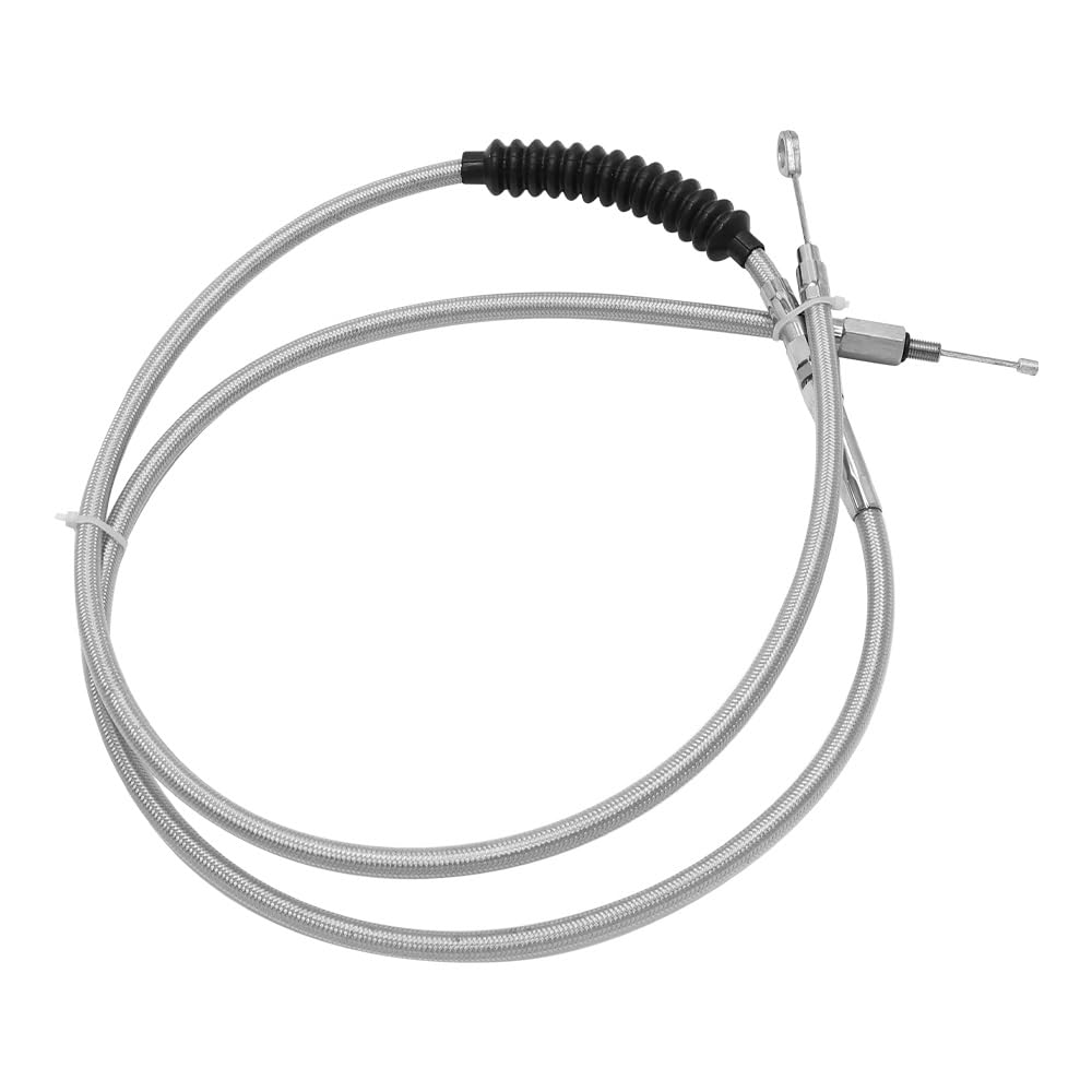 Ricambi per motociclette Moto 140 cm 160 cm 180 cm Cavo Frizione for Harley Touring Electra Street Road Glide Road King Sportster XL1200 Ferro 883(Black 160cm)
