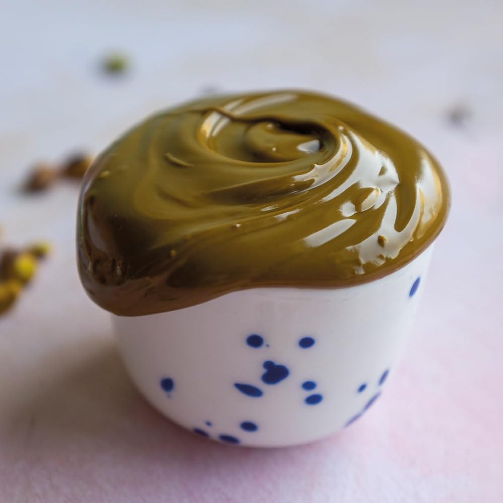 ORIGONUTS - Pasta de pistacho - 100% pistachos sin sal, sin azúcar y sin colorantes - para pasteles, galletas, tartas, cremas, postres, helados, chocolate dubai, repostería - 1kg