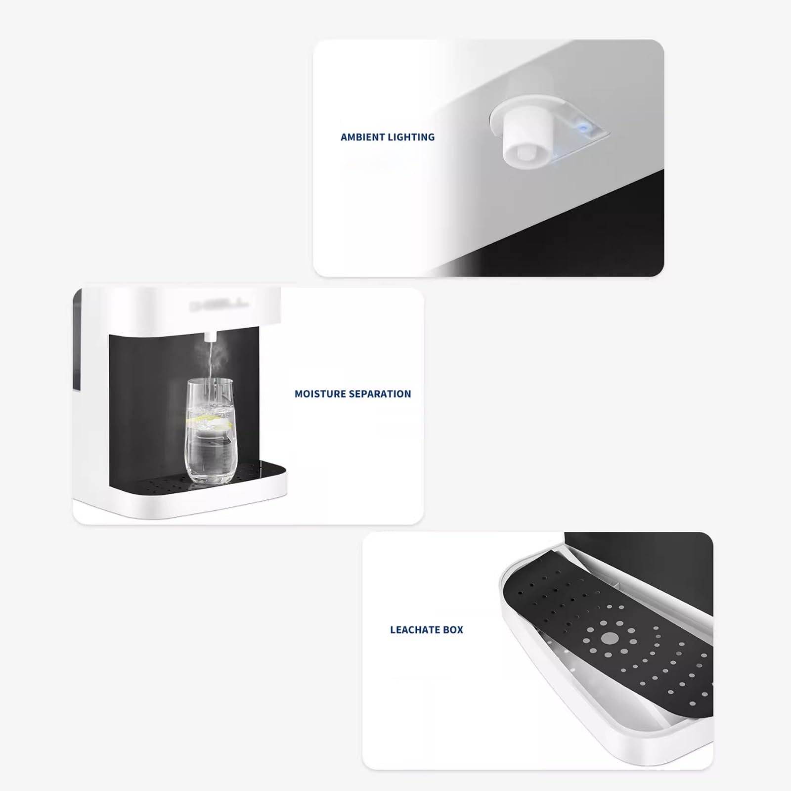 Distributore di Acqua Distributore istantaneo di acqua potabile Macchina for condutture da tavolo ad alta capacità domestica Desktop Intelligente Riscaldamento rapido Secchio d'acqua superiore Dispens
