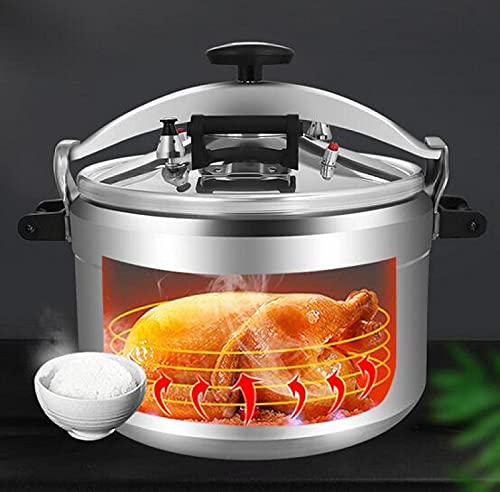 Extra-Large-Commercial-High-Pressure-Cooking-PotStainless-Steel-Explosion-Proof-High-Pressure-Cooker-Suitable-for-Gas-Induction-CookerSilver-45L