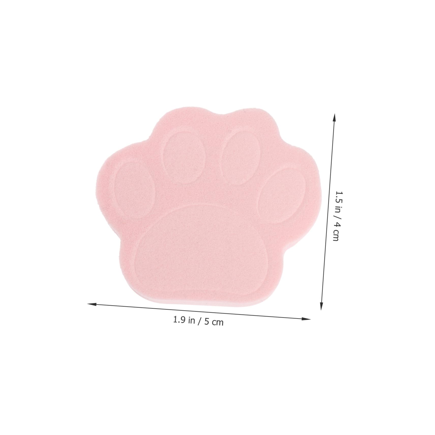 POPETPOP 40piezas Esponjas Faciales De Maquillaje Forma De Patita De Gato Suaves y Amigables La Piel Para Limpieza y Desmaquillado Uso Casa o Viajes