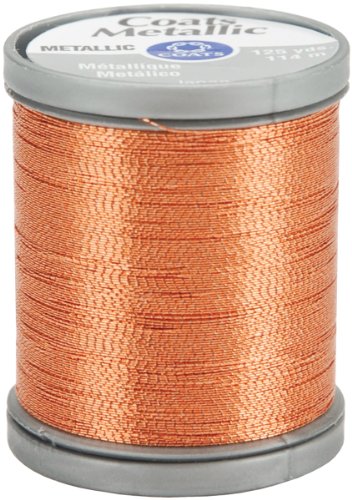 Hilo metálico Coats & Clark 125 yardas cobre miniatura 1