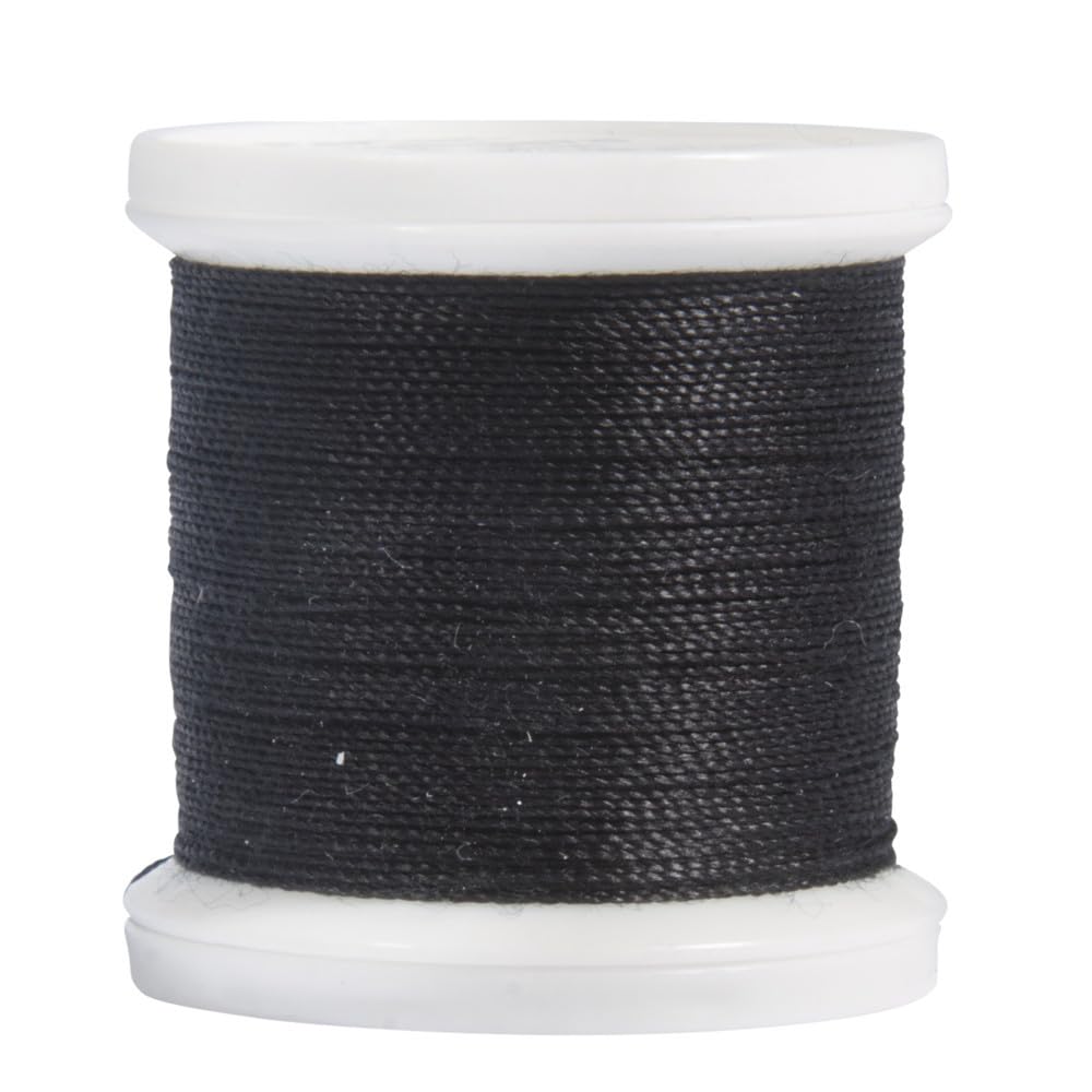 RAYHER 8900101 Bead Threading Thread 0.5 mm Ã ¸, 100 m – Individually Packed – 1 Reel – Black