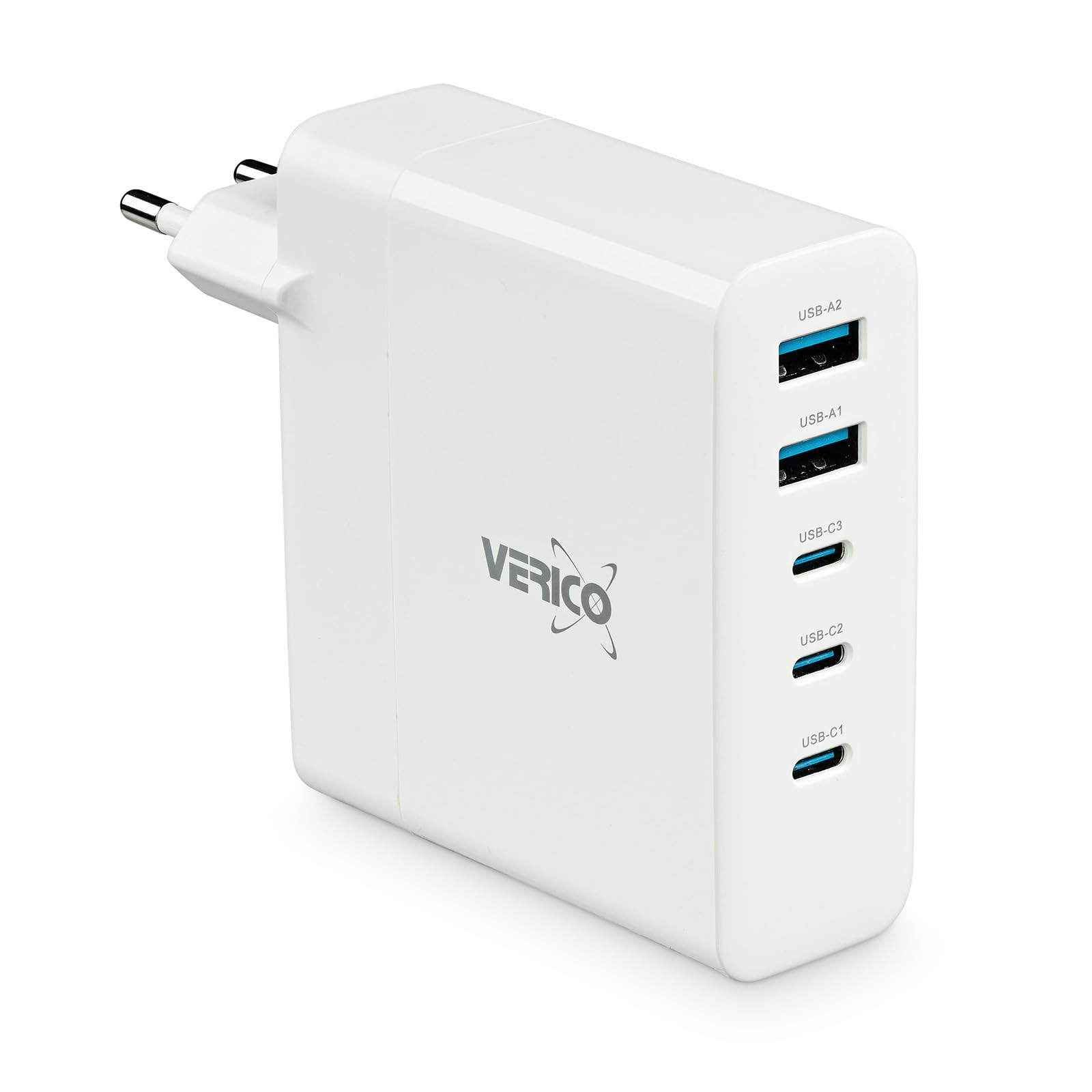 Verico Mojo 140W GaN 5 4OJ-ABGWE1-N1 Cargador USB Toma de pared Corriente de salida máx. 3250 mA 5 x USB, USB-C®
