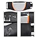 Zinnor Electric Exercise Belt, Electric Exercise Heat Loss Weight Vibrating Shape Slimming Massage Belt Fat Burner Waist Trimmer Shaper Belt for Body Slimming Men and Women - Black