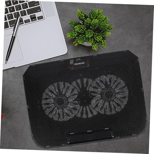 Base para notebook con dos ventiladores silenciosos y refrigeración miniatura 6