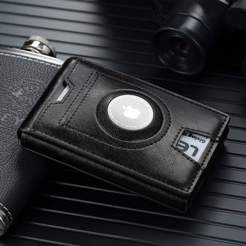 furid Airtag Wallet, Smart Wallet, Air Tag Wallet for Men, Leather Wallet with Airtag Holder, RFID Pop Up wallet, Credit Card Holder, Wallet for Men Slim Minimalist3