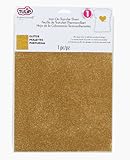 Tulip 31624 Iron-On Transfer Sheets Gold Glitter