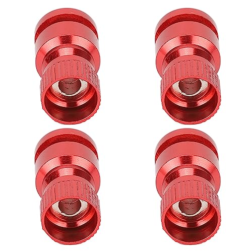 Smandy Locator Localizador de Orificios de Carcasa de Carrocería RC, Diseño de Aleación de Aluminio, Fijación Firme de 4 Piezas para Carrocería de Coche RC, Compatible con Varios Modelos (Rojo)
