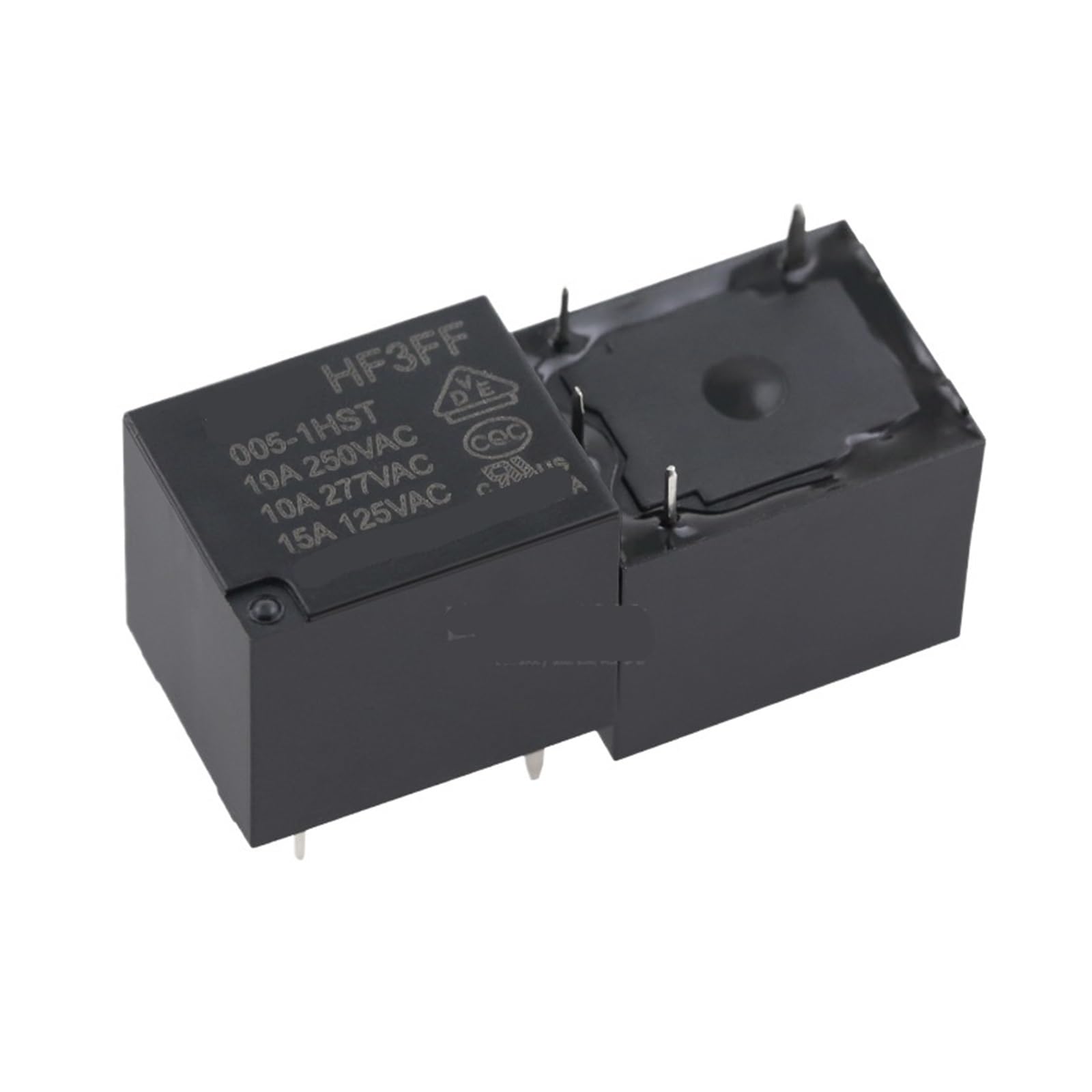 Relais HF3FF-005-1HST normalement ouvert 10A pour commande de puissance