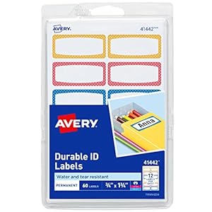 Avery 0.75 x 1.75 Inches Sturdy Lab...