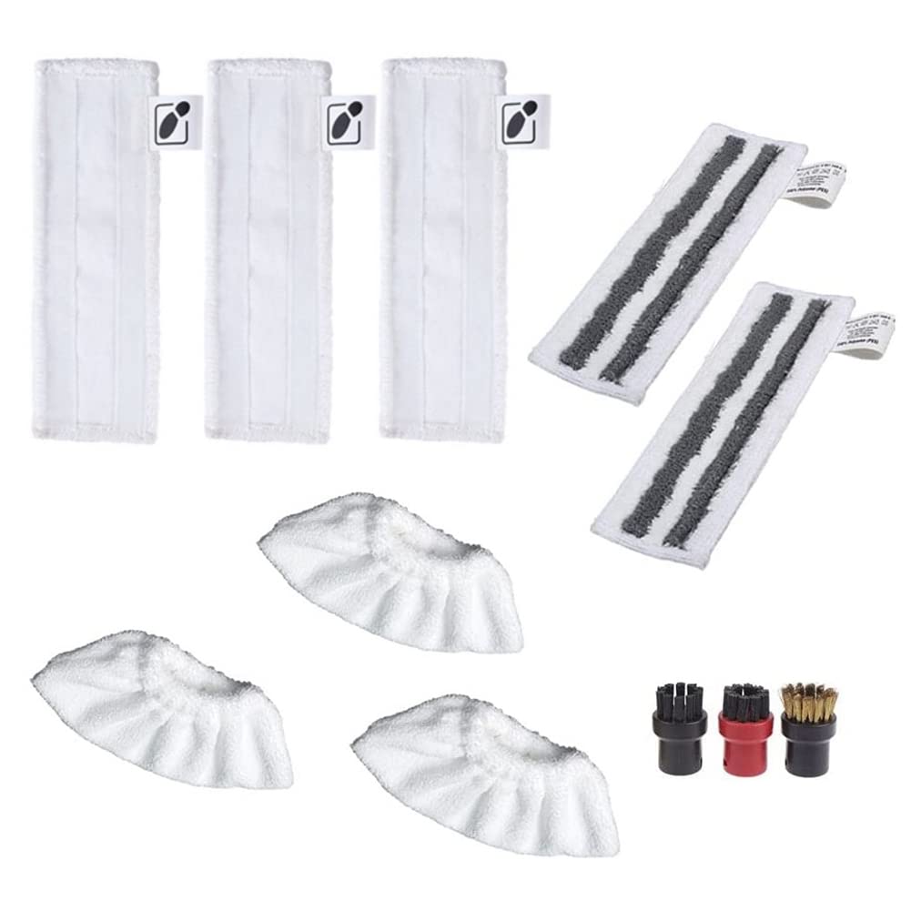 CTRLZS Accessories for Steam Cleaner Easyfix SC2 SC3 SC4 SC5 Wipers Floor Nozzle Cloths Mop Round Brushes Spare Parts