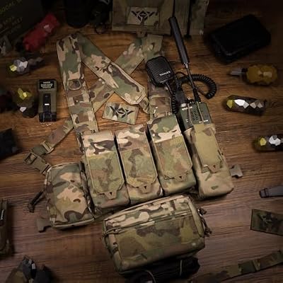BOMTURN Tactical Chest Rig Harness Chest Panel,Molle Global | Ubuy