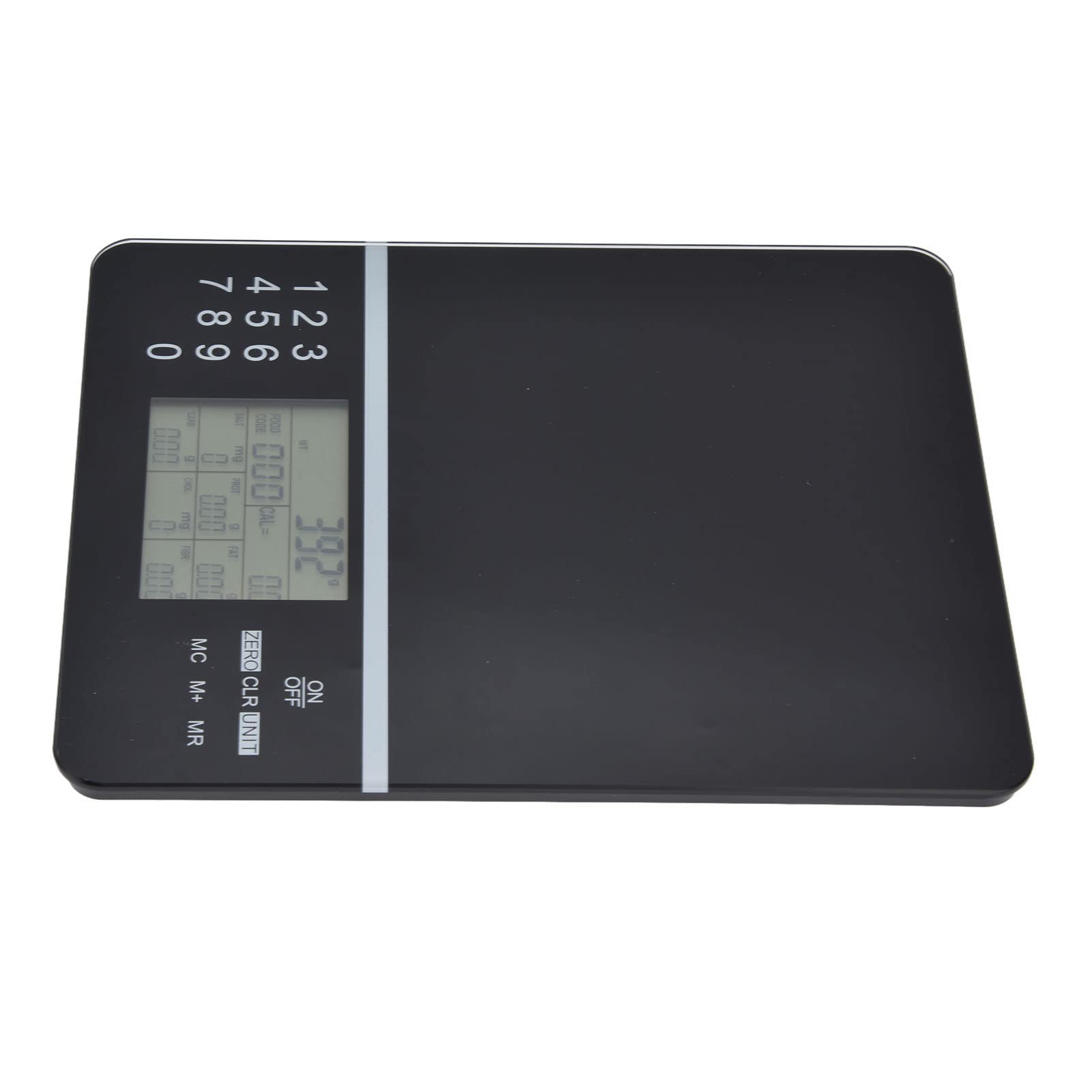 ACCT Bilancia da cucina digitale 11lb/0.1oz, bilancia alimentare digitale peso in grammi e once, bilancia da cucina per cottura e preparazione pasti, 6 unità con funzione tara, display LCD (verde