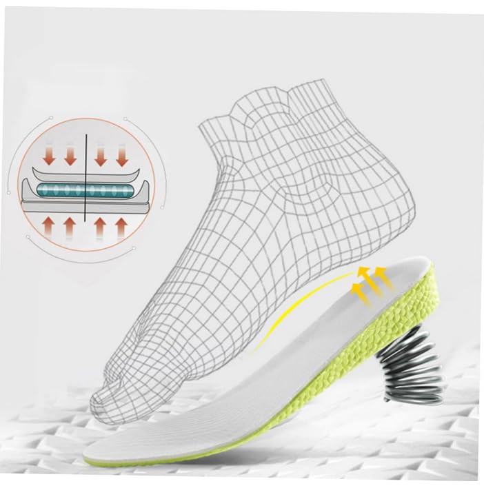 Plantillas elevadoras 2.5cm/3.5cm memory foam unisex miniatura 4