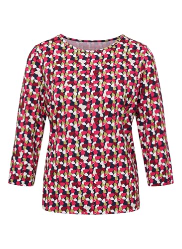 Rabe T-Shirt Gemustert - Rundhals, 3/4 Arm