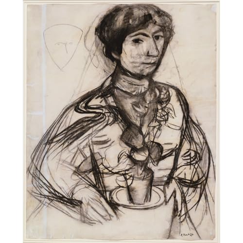 Matisse Fille aux tulipes toile enroulée d'art giclée 101,6x127 cm pour déco