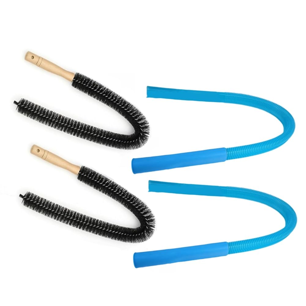 Hndhbfgrt Dryer Vent Cleaning Kit with Hoses& Flexible Brush Universal Dryer Lint Vac Vacuum Attachment