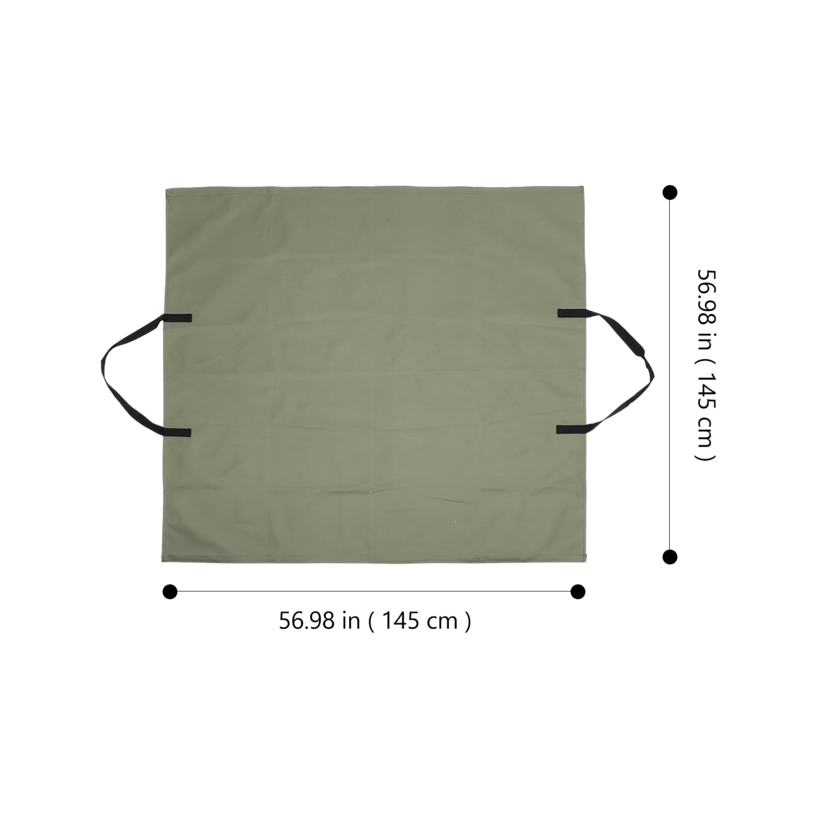 Happyyami Telo Da Giardino Contenitore Per Immondizia Sacco Per Immondizia Lascia Borsa Per Raccolta Erbacce Borsa Di Stoccaggio Portatile Secchio Bidoni Della Spazzatura Green Panno Oxford