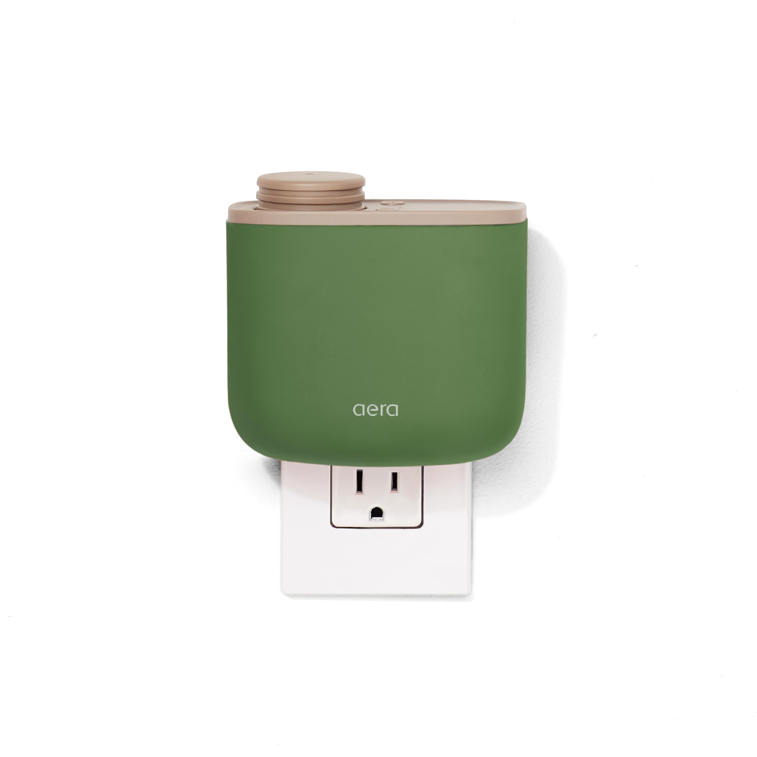 AERAMini Forest Green Fragrance Diffuser Plug in - Smart Home App Controlled, Compatible with Alexa - Hypoallergenic Scent Technology, Safe for Family and Pets - Mini Scent Capsules Sold Separately