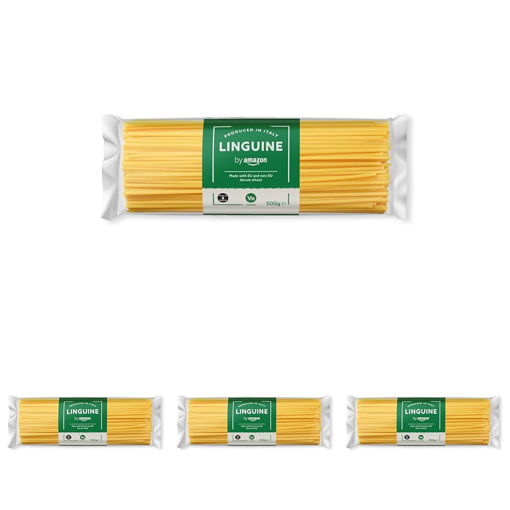 by Amazon Linguine, 500g (Packung mit 4)