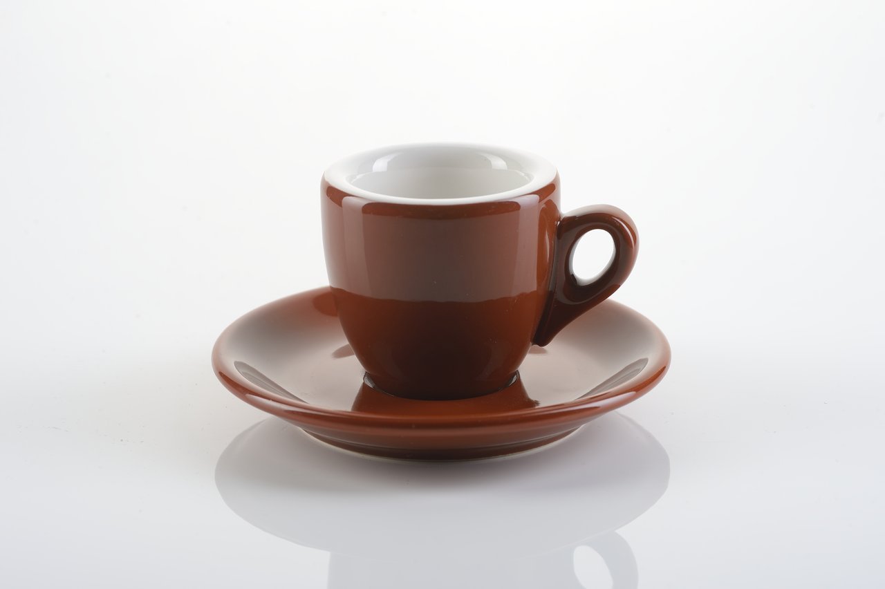 Nuova Point Palermo Style Espresso Cups Brown