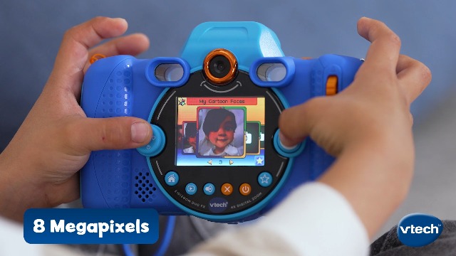 VTech KidiZoom Duo Camera FX Kids Digital Dual Camera, Blue
