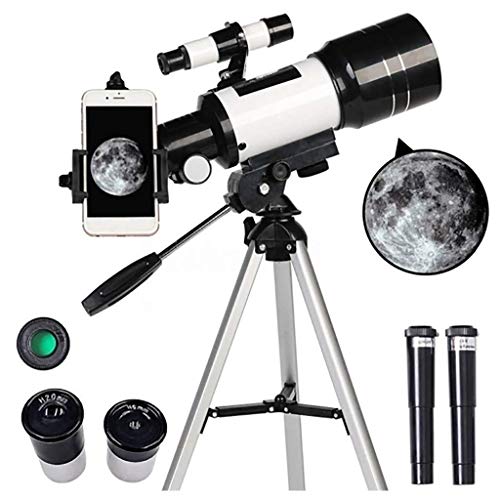 Astronomy Telescope for Kids Adults Beginners, 150X 70mm Aperture Telescope with Tripod Finder, Astronomical Refracting Telescope Travel Telescope Gifts
