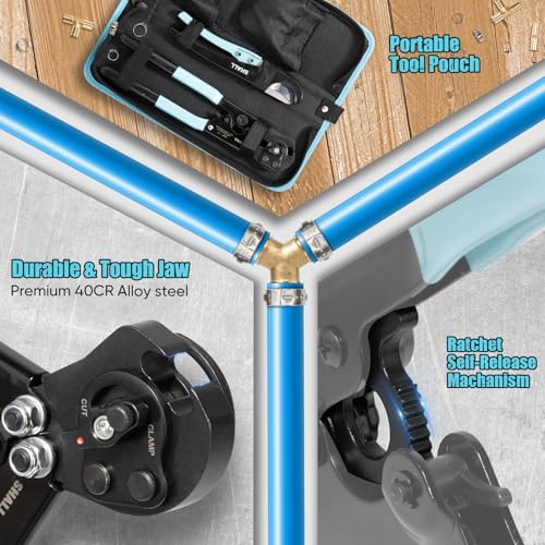 SHALL 2-IN-1 Pex Crimping Tool