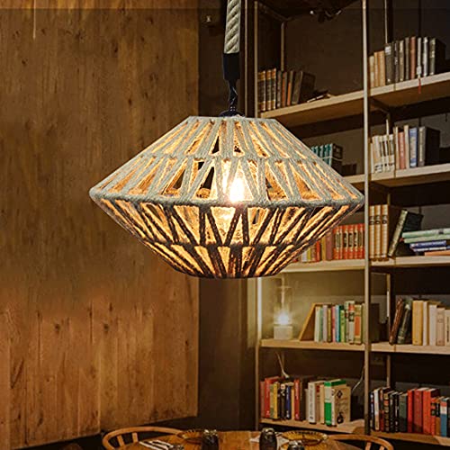Suspension American Garden Rope E27 métal pour éclairage bar - 3