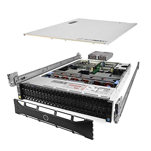 TechMikeNY Server 2.60Ghz 24-Core 512GB 26x 900GB H730P Bezel Rails PowerEdge R730xd (Renewed)