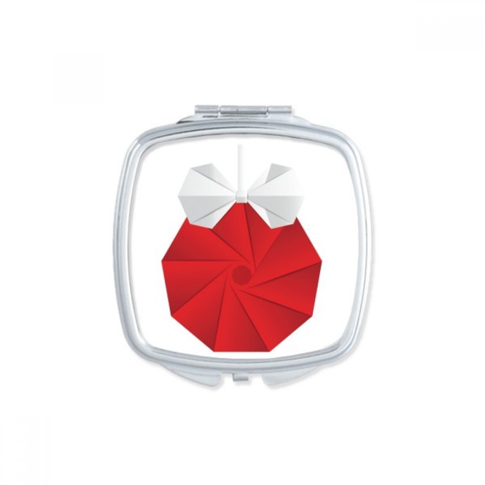 Miroir carré arbre de Noël origami mignon pour sublimer votre maquillage