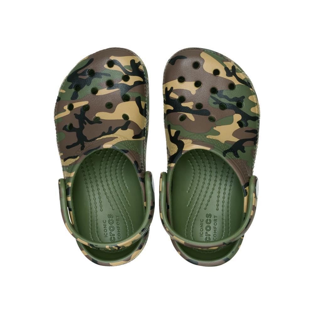 Crocs Classic Camouflage Clog T ZoccoliUnisex - Bambini e Ragazzi