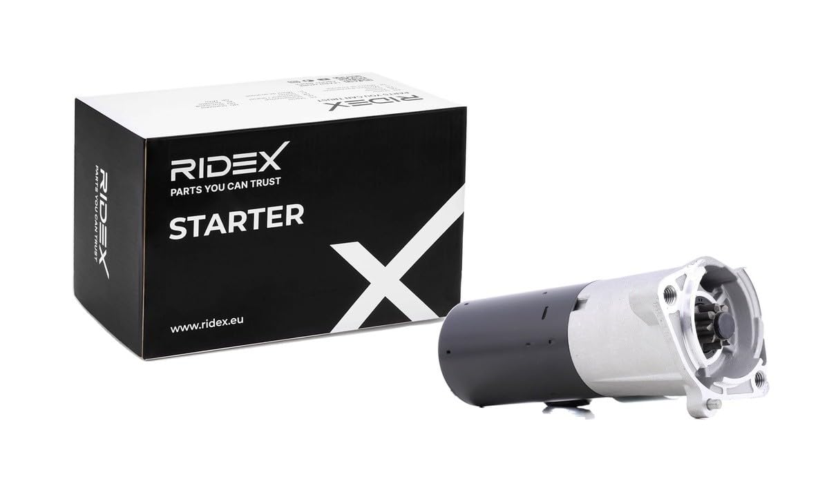 RIDEX 2S0123 Démarreur pour voiture 12V, 2,0KW, Compatible avec AUDI A4 B7 Avant 8ED 3G911023X 03G911023 03G911023X