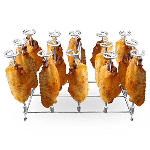 Support à brochettes en acier inoxydable pour friteuse à air comprimé Ninja Foodi AF300UK, AF400UK, Instant Vortex, Tower T17088, Salter Dual Zone 7,6 L-9,6 L, pour la cuisine et le barbecue Cover