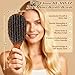 Boar Bristle Hair Brush Since 1965 British Craftsmanship, Handmade Natural Wooden Slick Back Hairbrush/Beard Brush, Pure Soft Bristles Gentle Detangling Women Men Kids Thin Fine Hair, Smooth & Shine