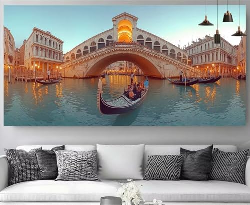 Diamond painting enfant Venise avec kit complet mosaïque 5D