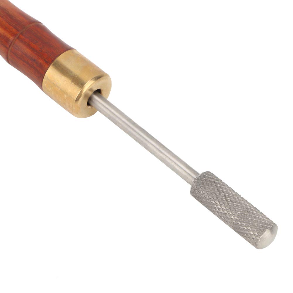 Penna per tintura per Bordi in Pelle Manico in Legno di Sandalo Rullo