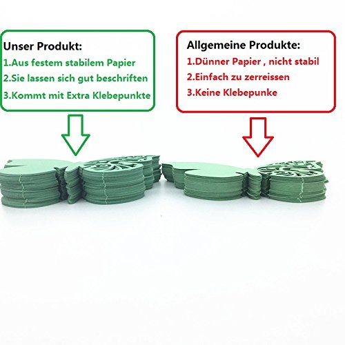 ElecMotive 50 Pezzi Farfalle 3D Segnaposto Farete