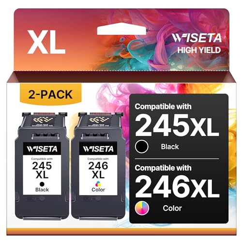 TS3420 Ink Cartridge Replacement for Canon Printer Ink 245 246 Black Color, for Canon Ink 245 246XL,...