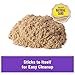 Kinetic Sand, 11lb (5kg) Natural Brown Bulk Play Sand for Arts and Crafts, Sandbox, Moldable Sensory Toys for Kids Ages 3+