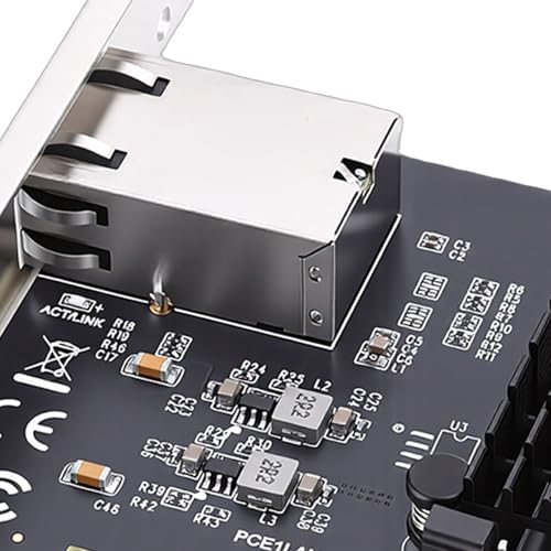 Tarjeta de Red PCIe 4X Gigabit, Adaptador Ethernet 10Gbps con Chip RTL8127AT para Escritorio, Servidor y NAS miniatura 4