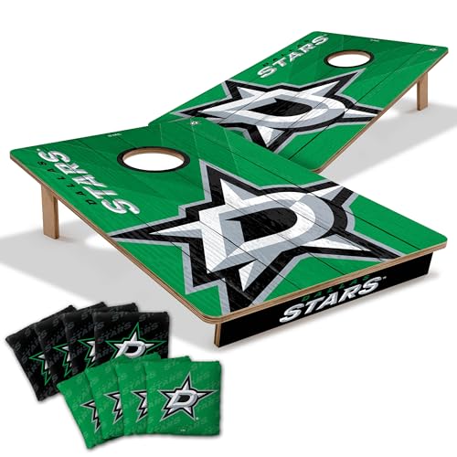 YouTheFan NHL Dallas Stars 2’ x 3’ All Wood Cornhole - image 1