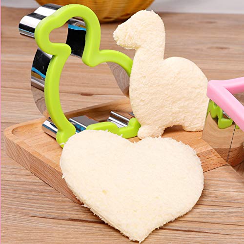 Sandwich Cutter Set, Including 4 Sandwich Cutters Shaped Like Dinosaur, Star And Heart And 7 Vegetable Cutters, Suitable For Children #TOP2